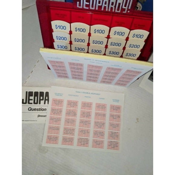 vintage 1986 Jeopardy Board Game Pressman 2nd Edition Alex Trebek Complete - Picture 11 of 12